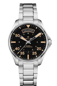 H64645131 | Hamilton Khaki Aviation Day Date Automatic 42mm watch. Buy Online