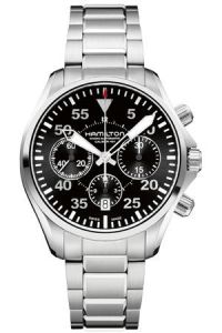 H64666135 | Hamilton Khaki Aviation Pilot Auto Chrono 42mm watch. Buy Online