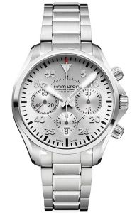 H64666155 | Hamilton Khaki Aviation Pilot Auto Chrono 42mm watch. Buy Online