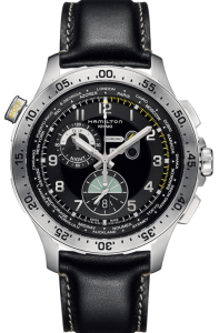 H76714735 | Hamilton Khaki Aviation Worldtimer Chrono Quartz 45mm watch. Buy Online