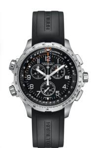 H77912335 | Hamilton Khaki Aviation X-Wind GMT Chrono Quartz 46mm watch. Buy Online