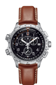 H77912535 | Hamilton Khaki Aviation X-Wind GMT Chrono Quartz 46mm watch. Buy Online