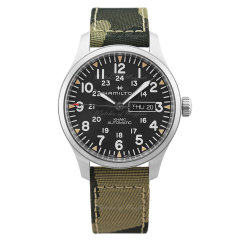 H70535031 | Hamilton Khaki Field Day Date Auto 42 mm watch. Buy Online