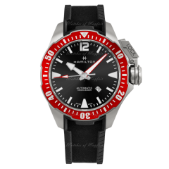 H77805335 | Hamilton Khaki Navy Frogman Titanium Auto 46mm watch. Buy Online