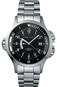 H77615133 | Hamilton Khaki Navy GMT Automatic 42mm watch. Buy Online