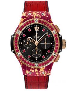341.XP.1280.LR.1213 | Hublot Big Bang Gold Linen Pink Gold 41 mm watch. Buy Online
