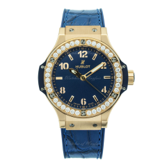 Hublot Big Bang Gold Blue Diamonds 38 mm 361.PX.7180.LR.1204