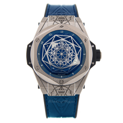 415.NX.7179.VR.MXM18 | Hublot Big Bang Sang Bleu Titanium Blue 45 mm watch. Buy Online