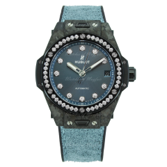 465.QK.7170.VR.1204.ALP18 | Hublot Big Bang One Click Frosted Carbon Diamonds watch. Buy Online