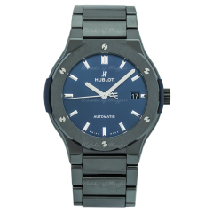 510.CM.7170.CM | Hublot Classic Fusion Ceramic Blue Bracelet 45 mm watch. Buy Online