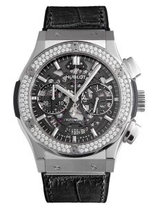 525.NX.0170.LR.1104 | Hublot Classic Fusion Aerofusion Titanium Diamonds 45 mm watch. Buy Online