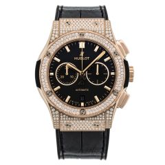 541.OX.1181.LR.1704 | Hublot Classic Fusion King Gold Pave 42 mm watch. Buy Online