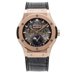 547.OX.0180.LR | Hublot Classic Fusion Moonphase King Gold watch. Buy Online