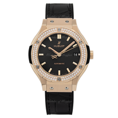 565.OX.1181.LR.1104 | Hublot Classic Fusion King Gold Diamonds 38 mm watch. Buy Online