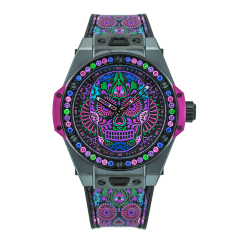 465.CX.1190.VR.1299.MEX18 | Hublot Big Bang One Click Calavera Catrina Black Ceramic watch. Buy Online