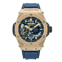 414.OI.5123.RX | Hublot Big Bang Meca-10 King Gold Blue 45 mm watch. Buy Online