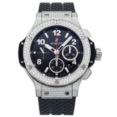 301.SX.130.RX.174 | Hublot Big Bang Steel Pave 44 mm watch. Buy Online