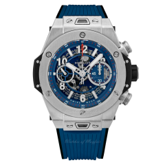 411.NX.5179.RX | New Hublot Big Bang Unico Titanium Blue 45 mm watch. Buy Online