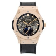 517.OX.0180.LR | Hublot Classic Fusion Aerofusion Moonphase King Gold 45 mm watch. Buy Online