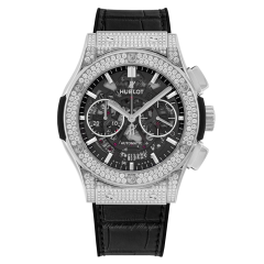 525.NX.0170.LR.1704 | Hublot Classic Fusion Aerofusion Titanium Pave watch. Buy Online
