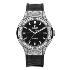 565.NX.1470.LR.1604 | Hublot Classic Fusion Pave Titanium 38 mm watch. Buy Online