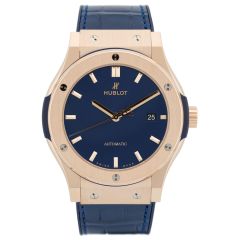 542.OX.7180.LR | Hublot Classic Fusion Blue King Gold 42 mm watch. Buy Online
