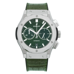 521.NX.8970.LR | Hublot Classic Fusion Chronograph Titanium Green 45 mm watch. Buy Online