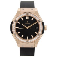 581.OX.1181.RX.1104 | Hublot Classic Fusion King Gold Diamonds 33 mm watch. Buy Online