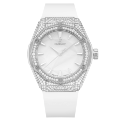 550.NS.2200.RW.1604.ORL20 | Hublot Classic Fusion Orlinski Titanium White Pave 40 mm watch. Buy Online