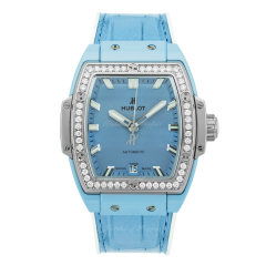 665.EN.891L.LR.1204 | Hublot Spirit Of Big Bang Light Blue Ceramic Titanium Diamonds 39 mm watch. Buy Online