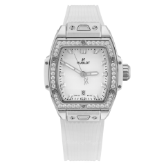 682.SE.2010.RW.1204 | Hublot Spirit of Big Bang Steel White Diamonds 32 mm watch. Buy Online