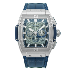 601.NX.7170.LR | Hublot Spirit of Big Bang Titanium Blue 45mm watch. Buy Online