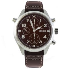 IW371808 | IWC Pilot's Double Chronograph Antoine de Saint Exupery watch. Buy Online