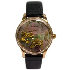 J005023271 | Jaquet Droz Petite Heure Minute Relief Dragon 41 mm watch. Buy Online