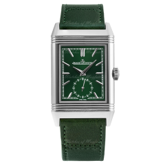 3978430 | Jaeger-LeCoultre Reverso Tribute Monoface Small Seconds Green 45.6 x 27.4 mm watch. Buy Online