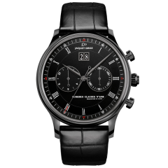 J024038201 | Jaquet Droz Chrono Grande Date Noir Steel 43 mm watch