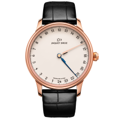 J015233200 | Jaquet Droz Grande Heure GMT Red Gold 43mm watch. Buy Now