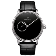 J017030201 | Jaquet Droz Grande Heure Minute Onyx Steel 43 mm watch