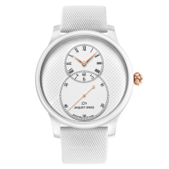 J003036540 | Jaquet Droz Grande Seconde White Ceramic Clous De Paris 44 mm watch. Buy Online