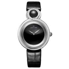 J014500240 | Jaquet Droz Lady 8 Black Ceramic 35 mm watch. Buy Online
