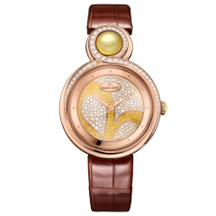 J014503221 | Jaquet Droz Lady 8 Cloverleaf Red Gold 35 mm watch. Buy Online