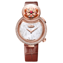 J032003270 | Jaquet Droz Lady 8 Flower Red Gold 35 mm watch. Buy Online