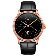 J030533200 | Jaquet Droz Perpetual Calendar Eclipse Black Enamel 43 mm