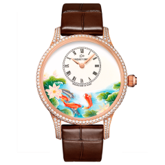 J005013206 | Jaquet Droz Petite Heure Minute Carps Red Gold 39mm watch