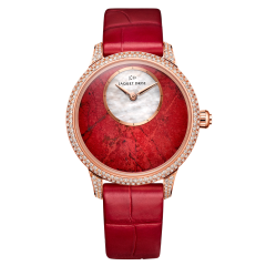 J005003581 | Jaquet Droz Petite Heure Minute Cuprite Red Gold 35 mm watch. Buy Online