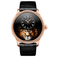 J005033321 | Jaquet Droz Petite Heure Minute Lion 43 mm watch. Buy Online