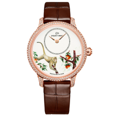 J005003216 | Jaquet Droz Petite Heure Minute Monkey Red Gold 35 mm