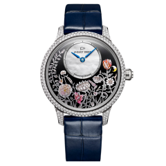 J005004201 | Jaquet Droz Petite Heure Minute Thousand Year Lights 35 mm watch. Buy Online