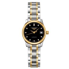 L2.128.5.57.7 | Longines Master Gold & Steel 25.5mm watch. Buy online.
