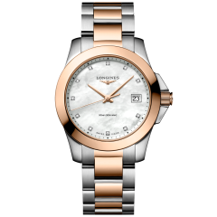  L3.377.3.88.7 | Longines Conquest Diamonds Quartz 34 mm watch | Buy Online